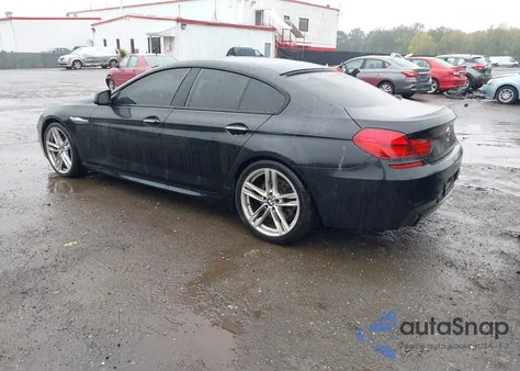 2013 BMW 640I Gran Coupe z USA, uszkodzony, nr VIN WBA6A0C59DDZ04147